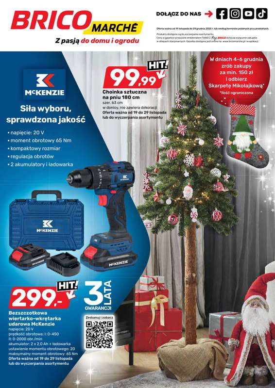 Bricomarche - gazetka promocyjna Gazetka od środy 19.11 do środy 24.12