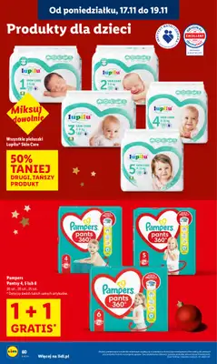 Lidl - gazetka promocyjna Oferta od poniedziałku od poniedziałku 17.11 do środy 19.11 - strona 62