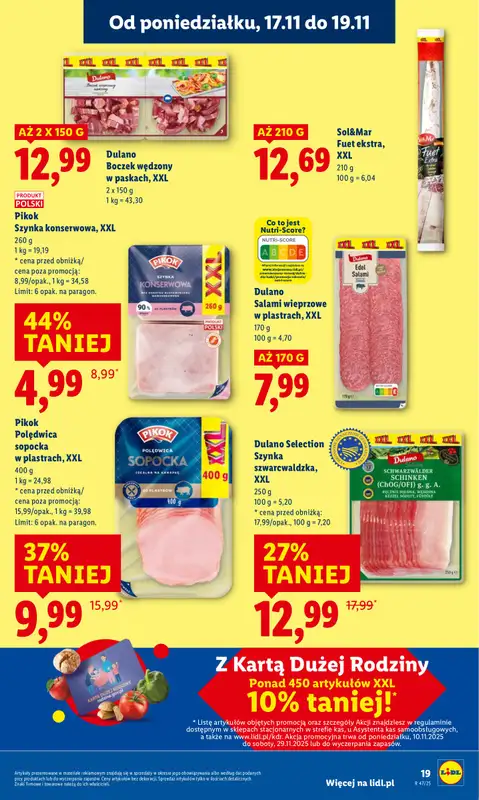 Lidl - gazetka promocyjna Oferta od poniedziałku od poniedziałku 17.11 do środy 19.11 - strona 21