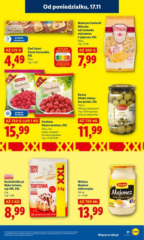 Lidl - gazetka promocyjna Oferta od poniedziałku od poniedziałku 17.11 do środy 19.11 - strona 23