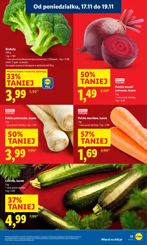 Lidl - gazetka promocyjna Oferta od poniedziałku od poniedziałku 17.11 do środy 19.11 - strona 19