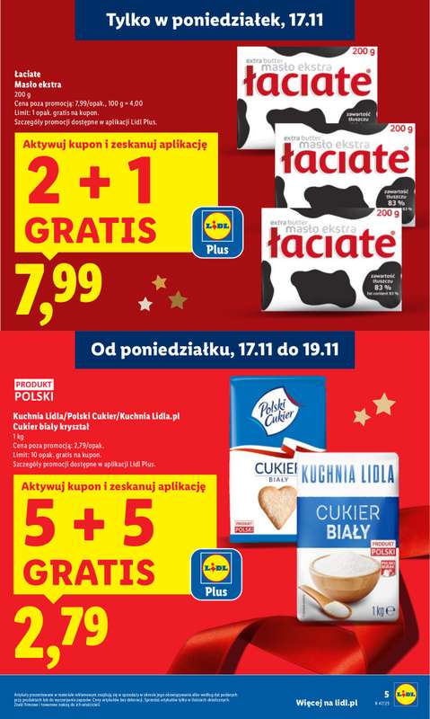 Lidl - gazetka promocyjna Oferta od poniedziałku od poniedziałku 17.11 do środy 19.11 - strona 5