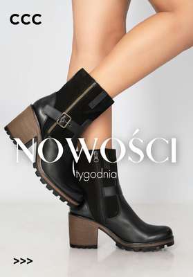 CCC - gazetka promocyjna Nowości tygodnia - obuwie damskie od poniedziałku 17.11 