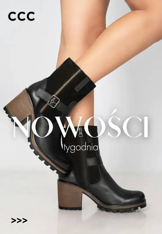 CCC - gazetka promocyjna Nowości tygodnia - obuwie damskie  