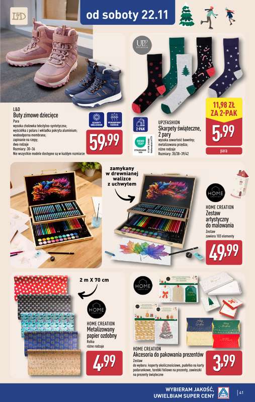 Aldi - gazetka promocyjna Pełny katalog! od poniedziałku 17.11 do soboty 22.11 - strona 41