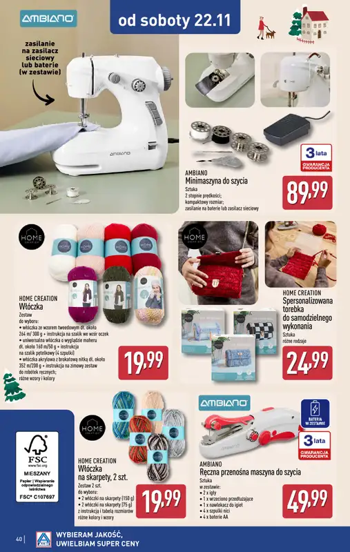 Aldi - gazetka promocyjna Pełny katalog! od poniedziałku 17.11 do soboty 22.11 - strona 40