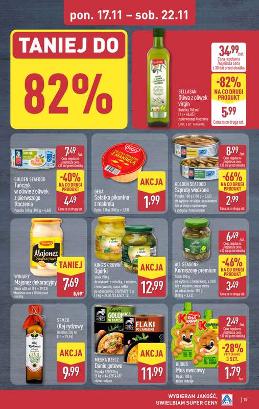 Aldi - gazetka promocyjna Pełny katalog! od poniedziałku 17.11 do soboty 22.11 - strona 15