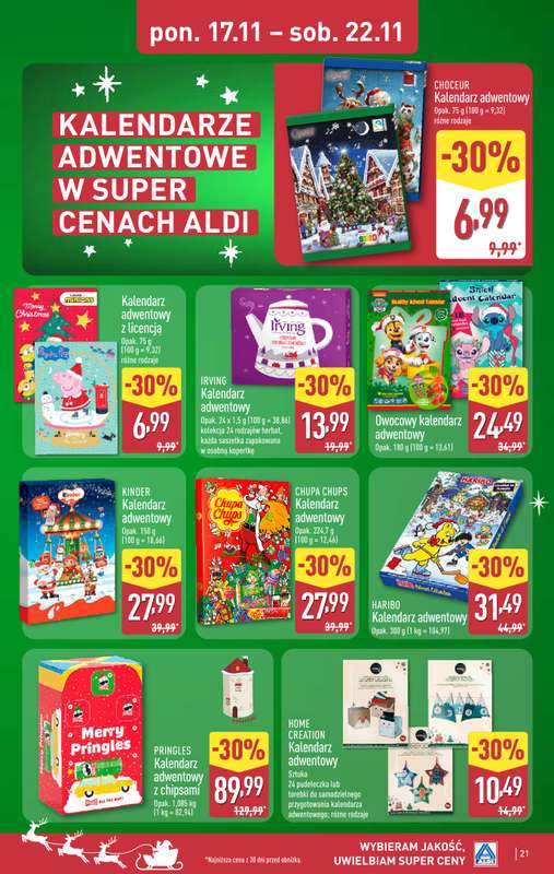 Aldi - gazetka promocyjna Pełny katalog! od poniedziałku 17.11 do soboty 22.11 - strona 21