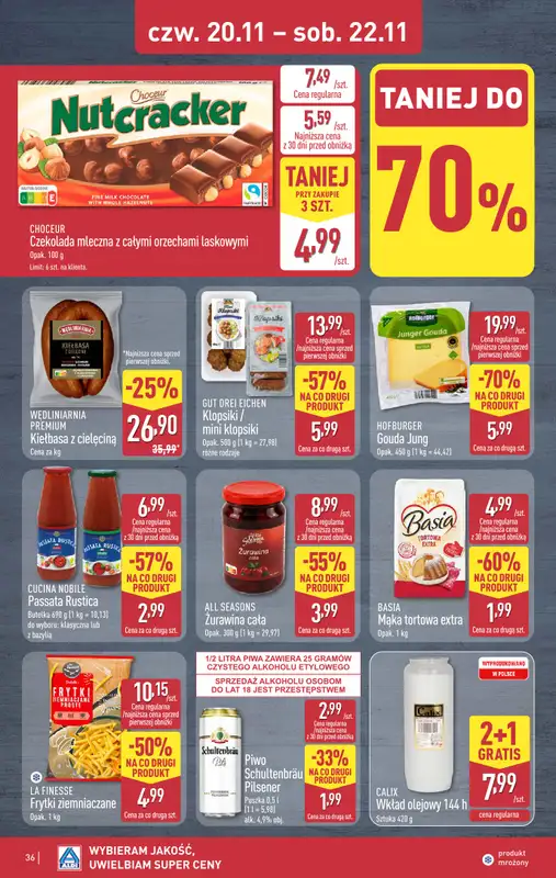 Aldi - gazetka promocyjna Pełny katalog! od poniedziałku 17.11 do soboty 22.11 - strona 36