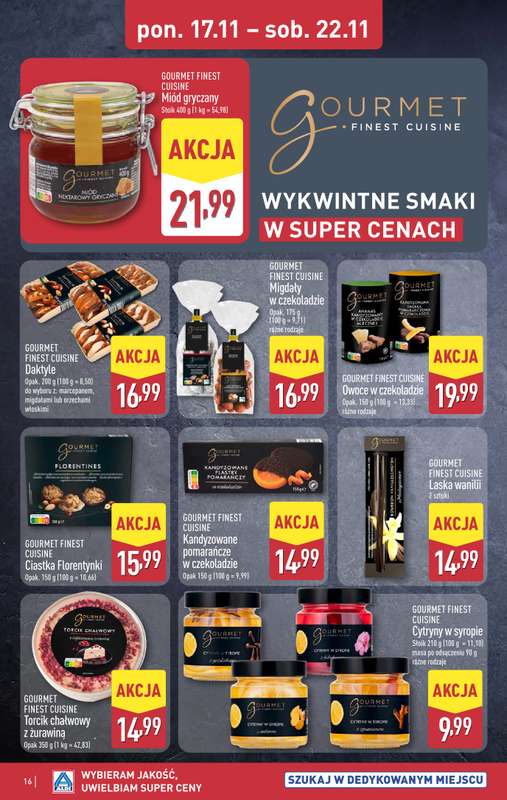 Aldi - gazetka promocyjna Pełny katalog! od poniedziałku 17.11 do soboty 22.11 - strona 16