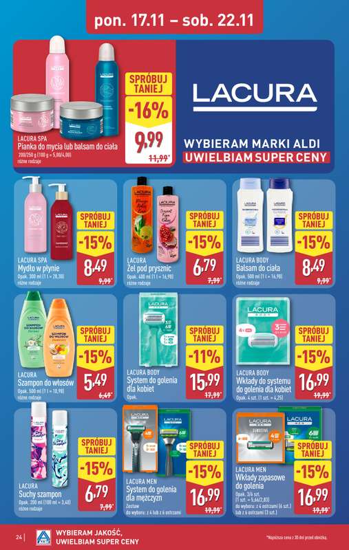 Aldi - gazetka promocyjna Pełny katalog! od poniedziałku 17.11 do soboty 22.11 - strona 24