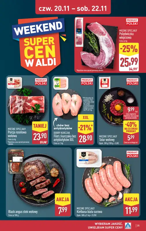 Aldi - gazetka promocyjna Pełny katalog! od poniedziałku 17.11 do soboty 22.11 - strona 35