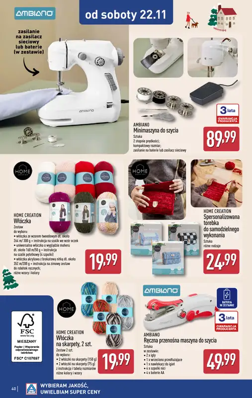 Aldi - gazetka promocyjna Pełny katalog! od poniedziałku 17.11 do soboty 22.11 - strona 40