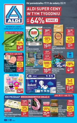 Aldi - gazetka promocyjna Pełny katalog! od poniedziałku 17.11 do soboty 22.11