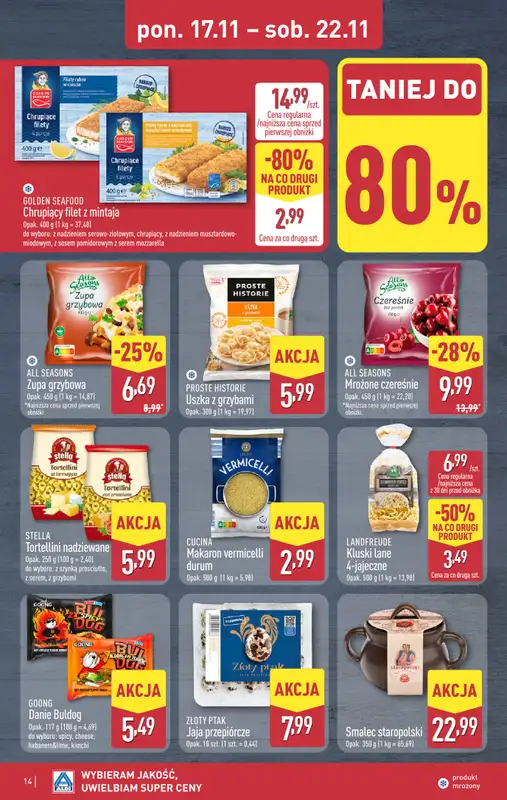 Aldi - gazetka promocyjna Pełny katalog! od poniedziałku 17.11 do soboty 22.11 - strona 14