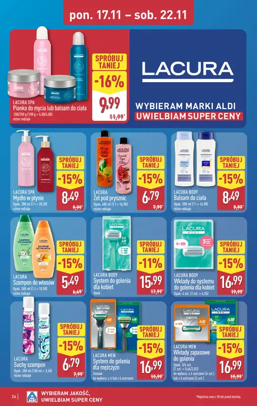 Aldi - gazetka promocyjna Pełny katalog! od poniedziałku 17.11 do soboty 22.11 - strona 24