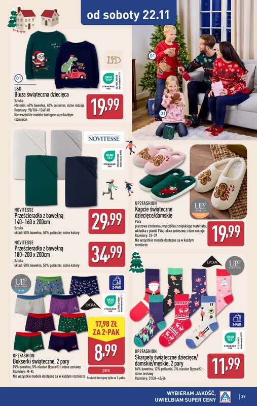 Aldi - gazetka promocyjna Pełny katalog! od poniedziałku 17.11 do soboty 22.11 - strona 39