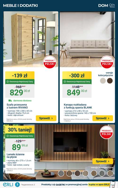 Erli - gazetka promocyjna Black Weeks – najtaniej dla Twojego domu! od poniedziałku 17.11 do niedzieli 23.11 - strona 3