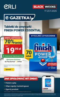 Erli - gazetka promocyjna Black Weeks – najtaniej dla Twojego domu! od poniedziałku 17.11 do niedzieli 23.11