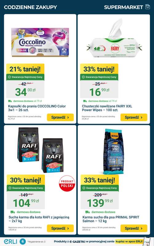 Erli - gazetka promocyjna Black Weeks – najtaniej dla Twojego domu! od poniedziałku 17.11 do niedzieli 23.11 - strona 6