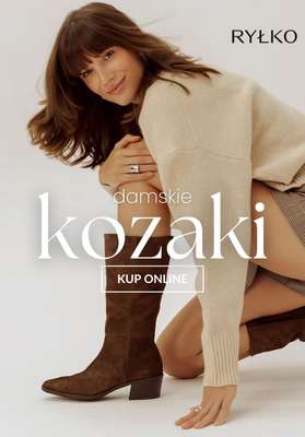 Ryłko - gazetka promocyjna KOZAKI damskie od poniedziałku 17.11 