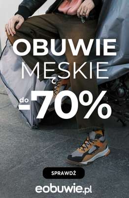 eobuwie.pl - gazetka promocyjna Do -70% obuwie męskie od poniedziałku 17.11 do czwartku 27.11