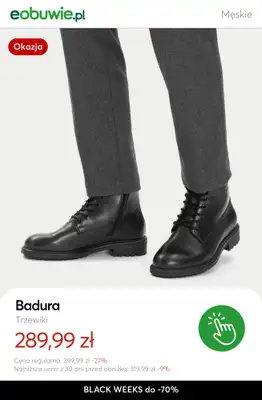 eobuwie.pl - gazetka promocyjna Do -70% obuwie męskie od poniedziałku 17.11 do czwartku 27.11 - strona 4