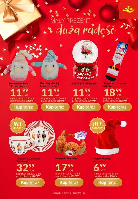 Poczta Polska - gazetka promocyjna Gazetka od poniedziałku 17.11 do niedzieli 30.11 - strona 4