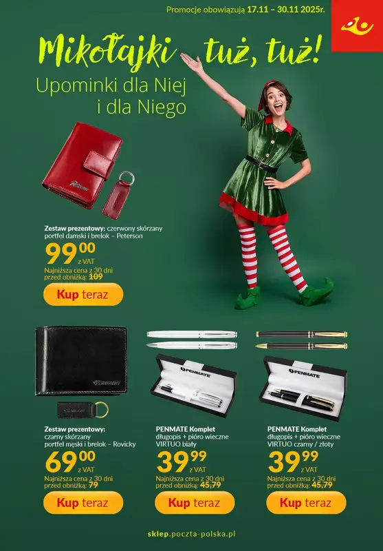 Poczta Polska - gazetka promocyjna Gazetka od poniedziałku 17.11 do niedzieli 30.11 - strona 2