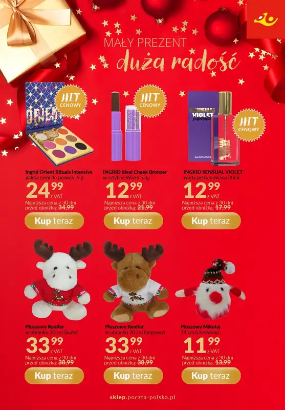 Poczta Polska - gazetka promocyjna Gazetka od poniedziałku 17.11 do niedzieli 30.11 - strona 3