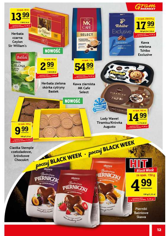 Gram Market - gazetka promocyjna Gazetka od środy 19.11 do wtorku 25.11 - strona 12