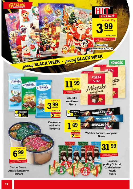 Gram Market - gazetka promocyjna Gazetka od środy 19.11 do wtorku 25.11 - strona 11