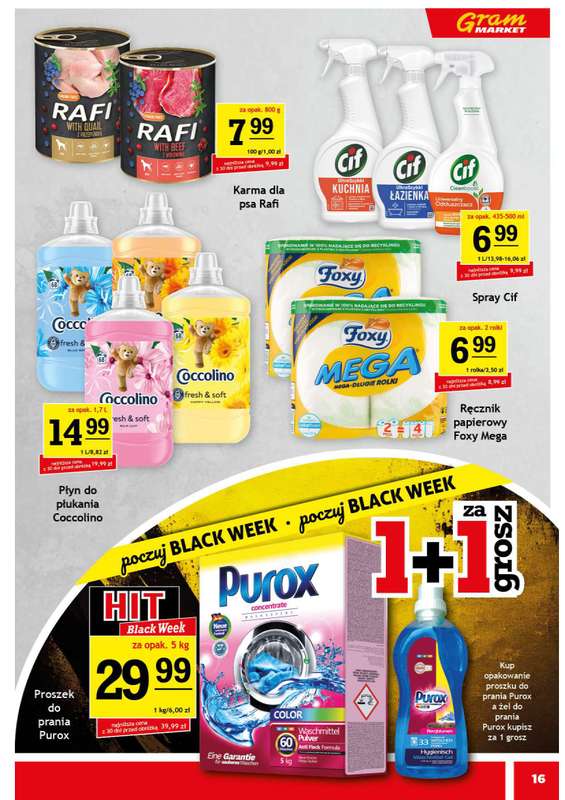 Gram Market - gazetka promocyjna Gazetka od środy 19.11 do wtorku 25.11 - strona 16