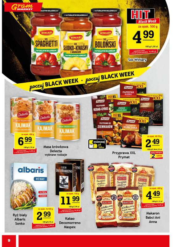 Gram Market - gazetka promocyjna Gazetka od środy 19.11 do wtorku 25.11 - strona 9