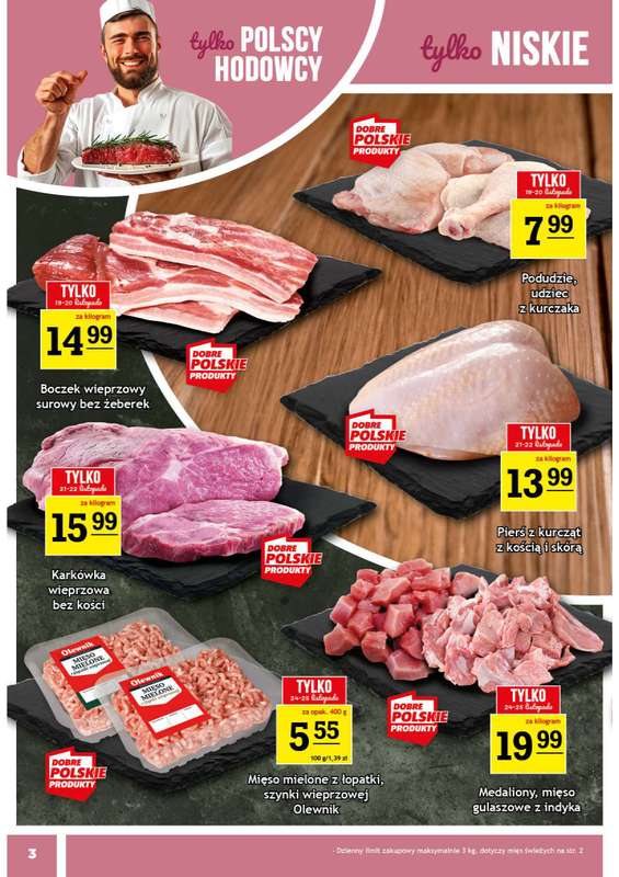 Gram Market - gazetka promocyjna Gazetka od środy 19.11 do wtorku 25.11 - strona 3