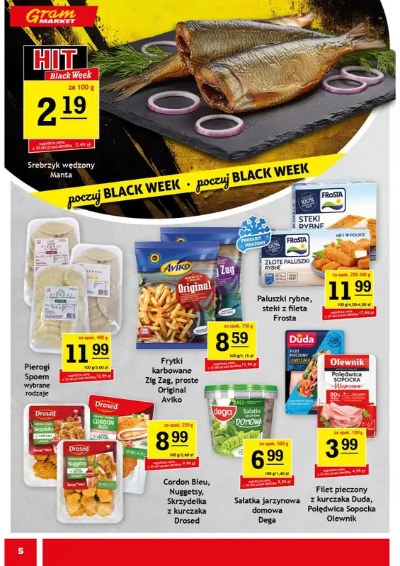 Gram Market - gazetka promocyjna Gazetka od środy 19.11 do wtorku 25.11 - strona 5