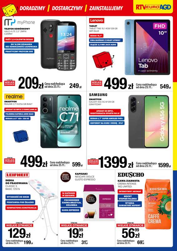 RTV EURO AGD - gazetka promocyjna WIELKIE OTWARCIE - KOŃSKIE od piątku 21.11 do poniedziałku 24.11 - strona 7