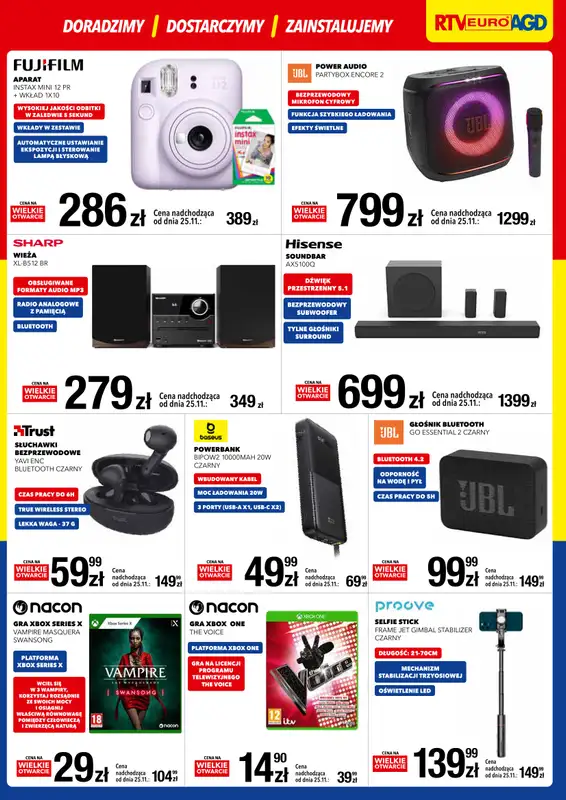 RTV EURO AGD - gazetka promocyjna WIELKIE OTWARCIE - KOŃSKIE   - strona 3