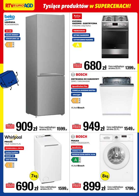 RTV EURO AGD - gazetka promocyjna WIELKIE OTWARCIE - KOŃSKIE od piątku 21.11 do poniedziałku 24.11 - strona 4