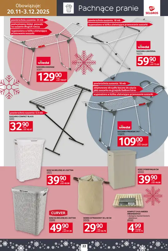 Selgros - gazetka promocyjna Katalog Home&Deco od czwartku 20.11 do środy 03.12 - strona 22