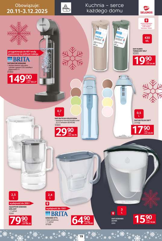 Selgros - gazetka promocyjna Katalog Home&Deco od czwartku 20.11 do środy 03.12 - strona 19