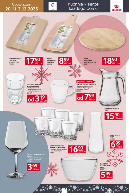 Selgros - gazetka promocyjna Katalog Home&Deco od czwartku 20.11 do środy 03.12 - strona 18