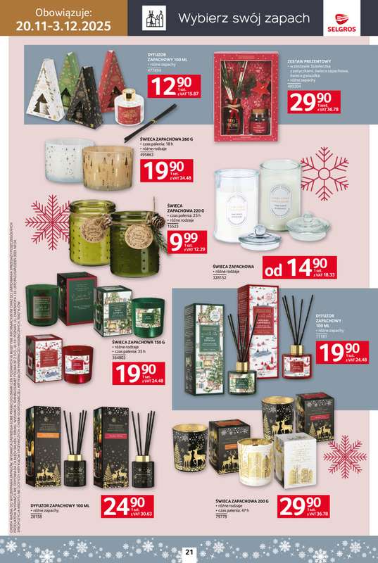 Selgros - gazetka promocyjna Katalog Home&Deco od czwartku 20.11 do środy 03.12 - strona 21