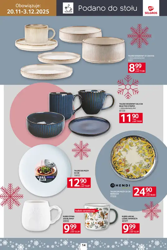 Selgros - gazetka promocyjna Katalog Home&Deco od czwartku 20.11 do środy 03.12 - strona 14
