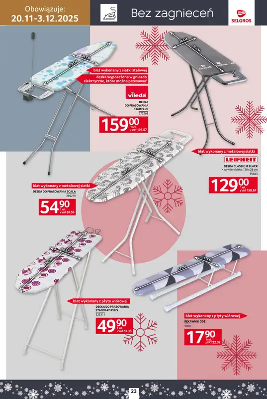Selgros - gazetka promocyjna Katalog Home&Deco od czwartku 20.11 do środy 03.12 - strona 23