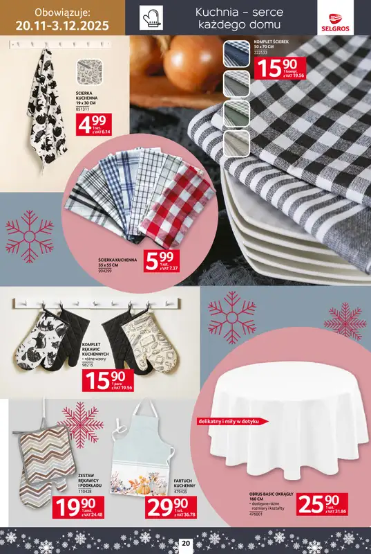 Selgros - gazetka promocyjna Katalog Home&Deco od czwartku 20.11 do środy 03.12 - strona 20