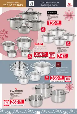 Selgros - gazetka promocyjna Katalog Home&Deco od czwartku 20.11 do środy 03.12 - strona 17