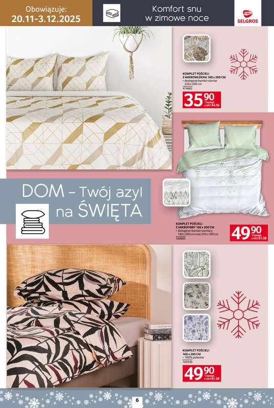 Selgros - gazetka promocyjna Katalog Home&Deco od czwartku 20.11 do środy 03.12 - strona 6