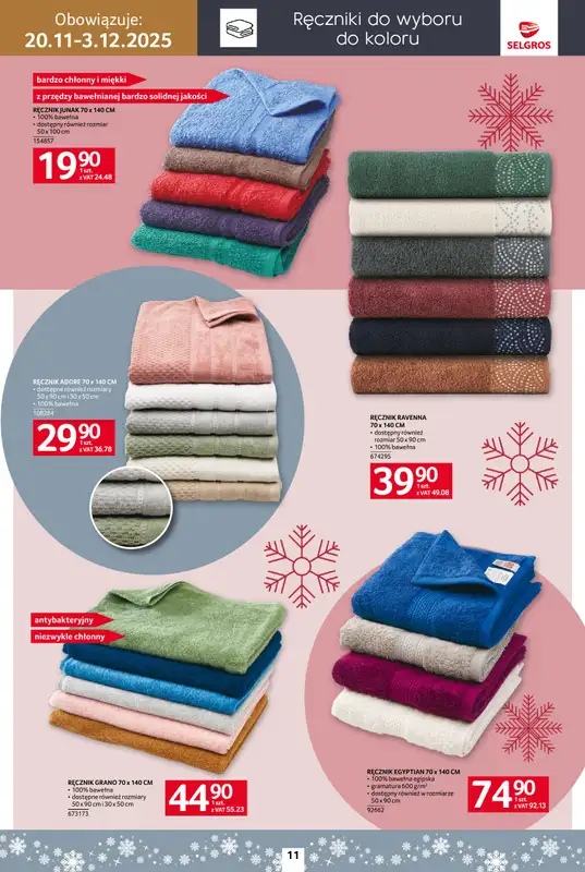 Selgros - gazetka promocyjna Katalog Home&Deco od czwartku 20.11 do środy 03.12 - strona 11
