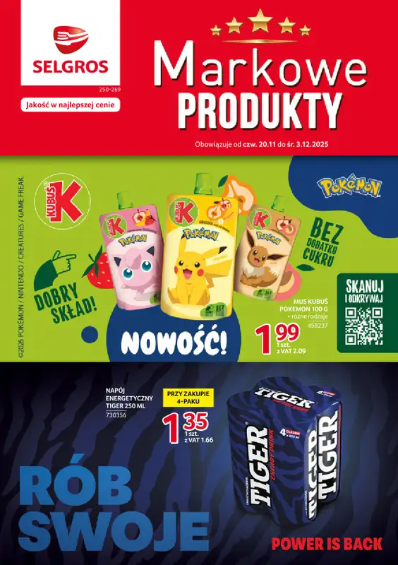 Selgros - gazetka promocyjna Katalog Markowe Produkty  